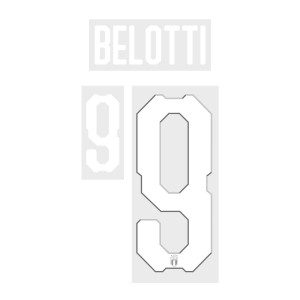 Belotti 9 (Official Italy World Cup 2018 Home Name and Numbering)