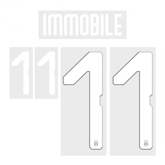 Immobile 11 (Official Italy World Cup 2018 Home Name and Numbering)