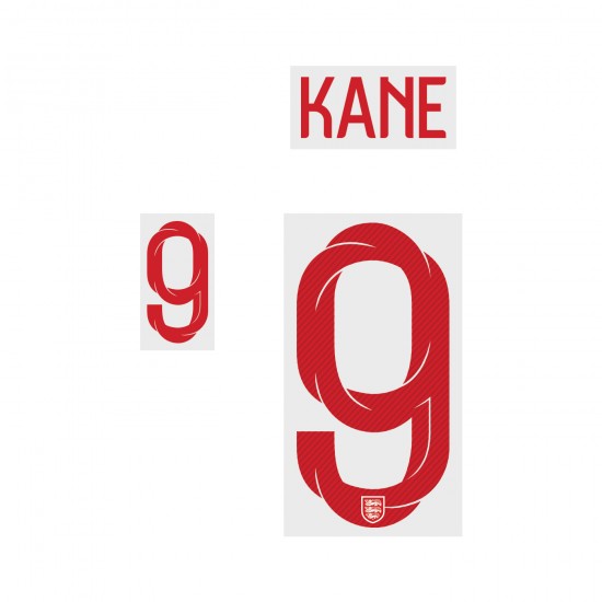 [CLEARANCE] Kane 9 - Official England 2018 Home Name and Numbering 