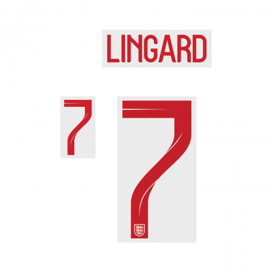 [CLEARANCE] Lingard 7 - Official England 2018 Home Name and Numbering 